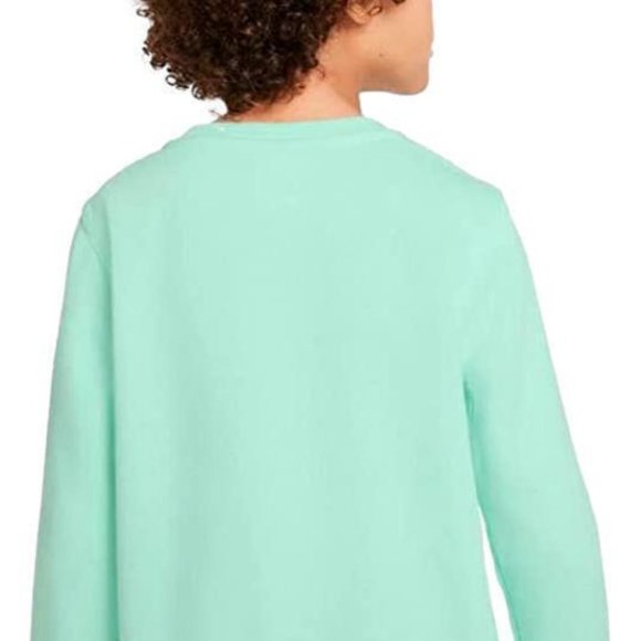 Nike Sportswear Big Kids' Boy's Pullover Club Fleece Crew Sweatshirt - Picture 4 of 6